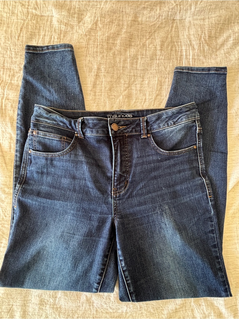 Maurices Women's Ever-flex High Rise Dark Wash Skinny Jeans